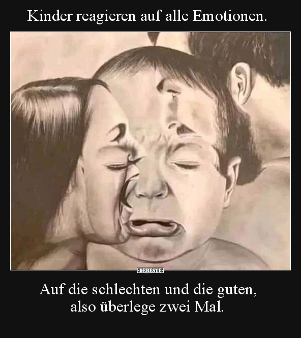 Kinder reagieren auf alle Emotionen... - Lustige Bilder | DEBESTE.de