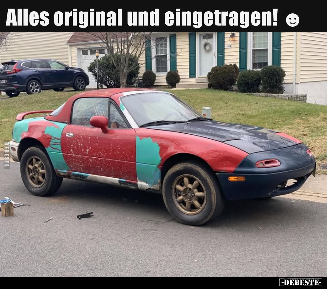 Alles original und eingetragen!
