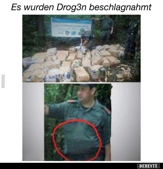 Es wurden Drog3n beschlagnahmt.. - Lustige Bilder | DEBESTE.de