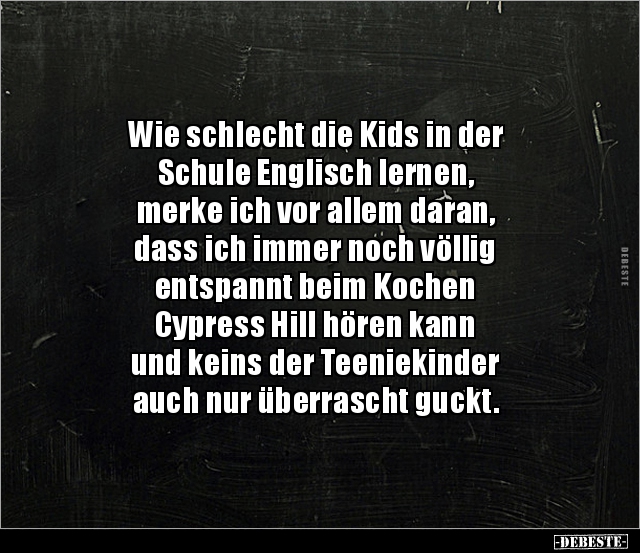 Wie schlecht die Kids in der Schule Englisch lernen.. - Lustige Bilder | DEBESTE.de