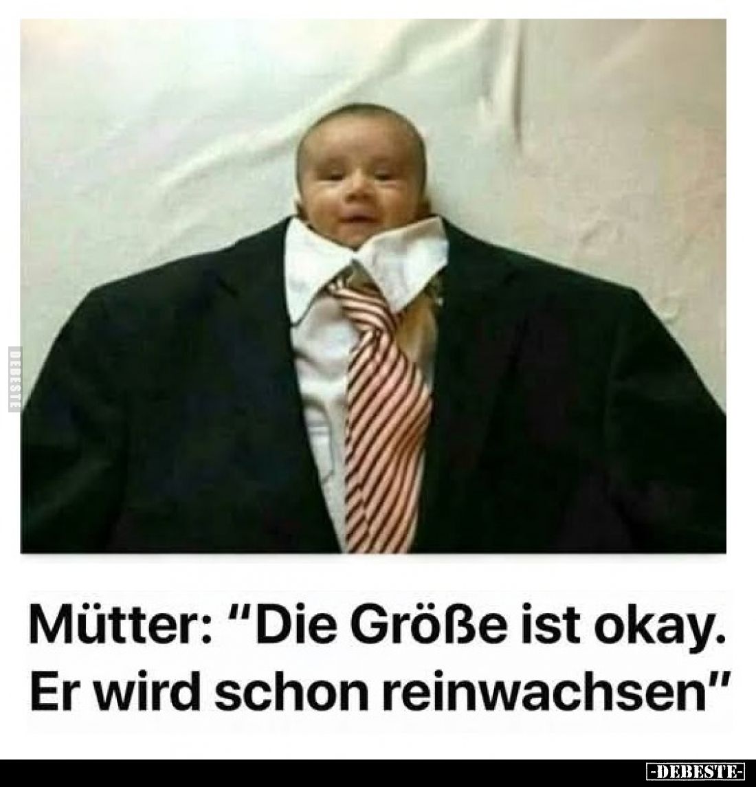 Mütter: "Die Größe ist okay. Er wird schon reinwachsen"