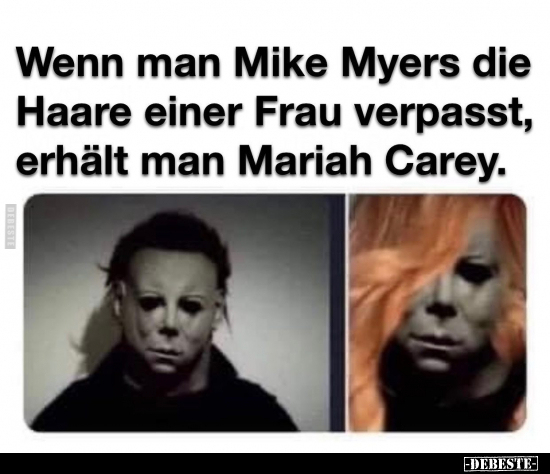 Wenn man Mike Myers die Haare einer Frau verpasst.. - Lustige Bilder | DEBESTE.de