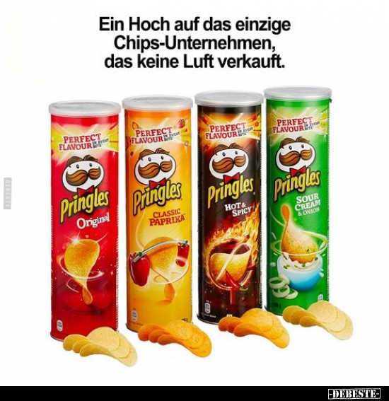 Ein Hoch auf das einzige Chips-Unternehmen, das keine.. - Lustige Bilder | DEBESTE.de