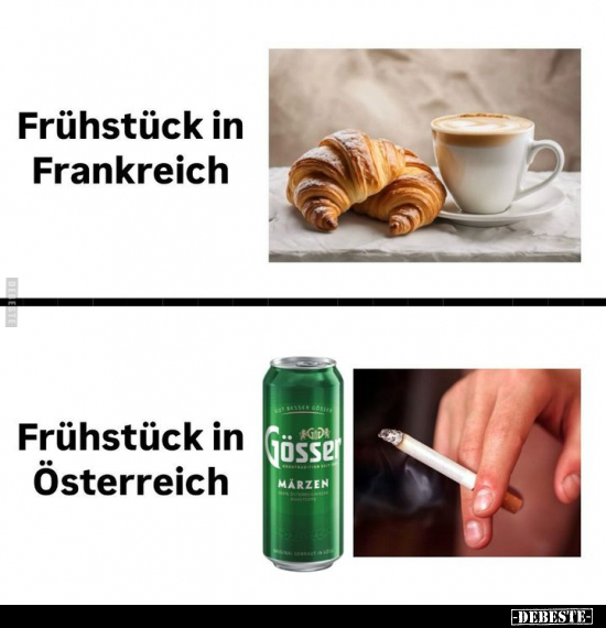 Frühstück in Frankreich.. - Lustige Bilder | DEBESTE.de