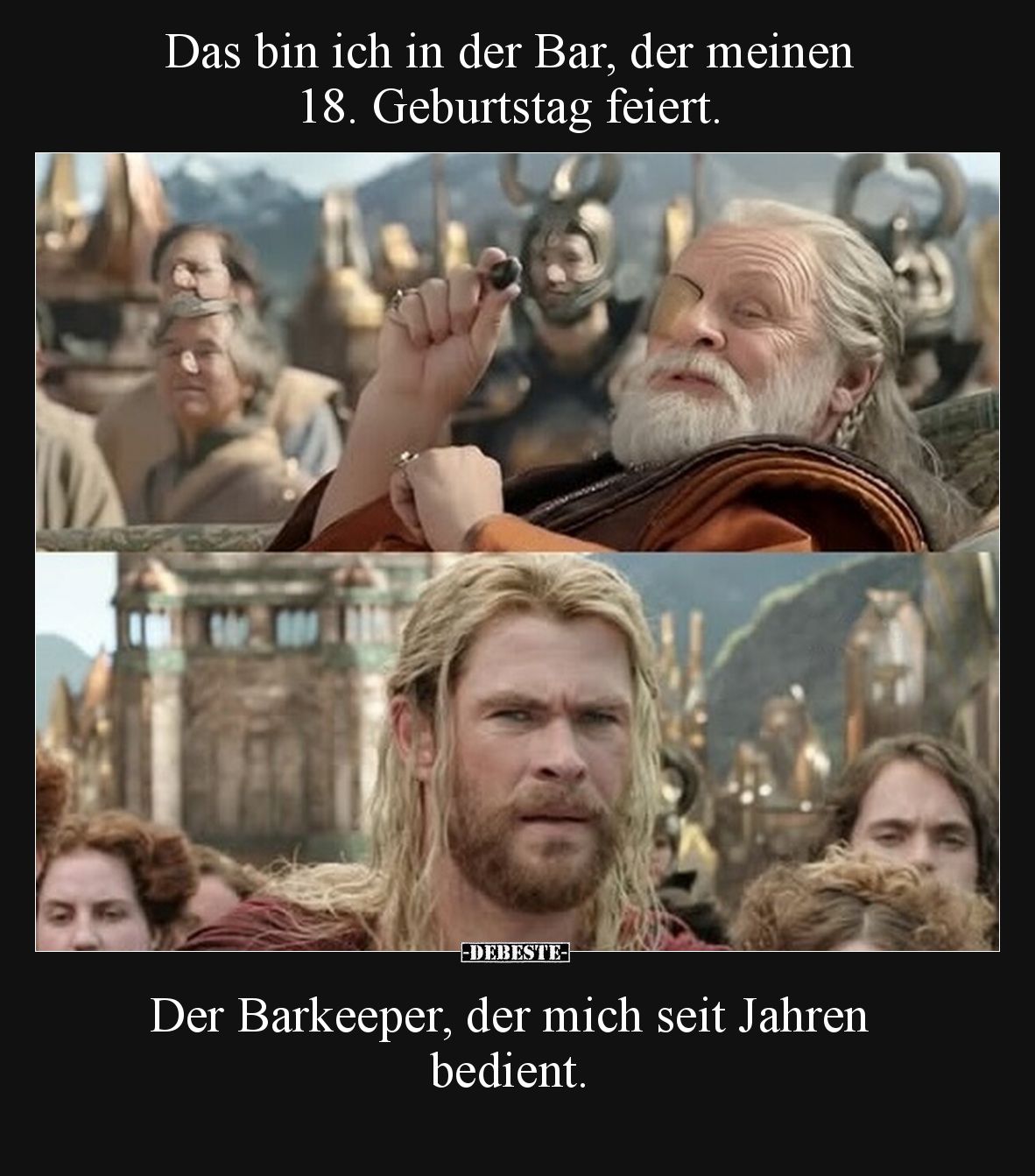 Das bin ich in der Bar, der meinen 18. Geburtstag feiert... - Lustige Bilder | DEBESTE.de