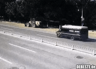 Elegant abgebremst...