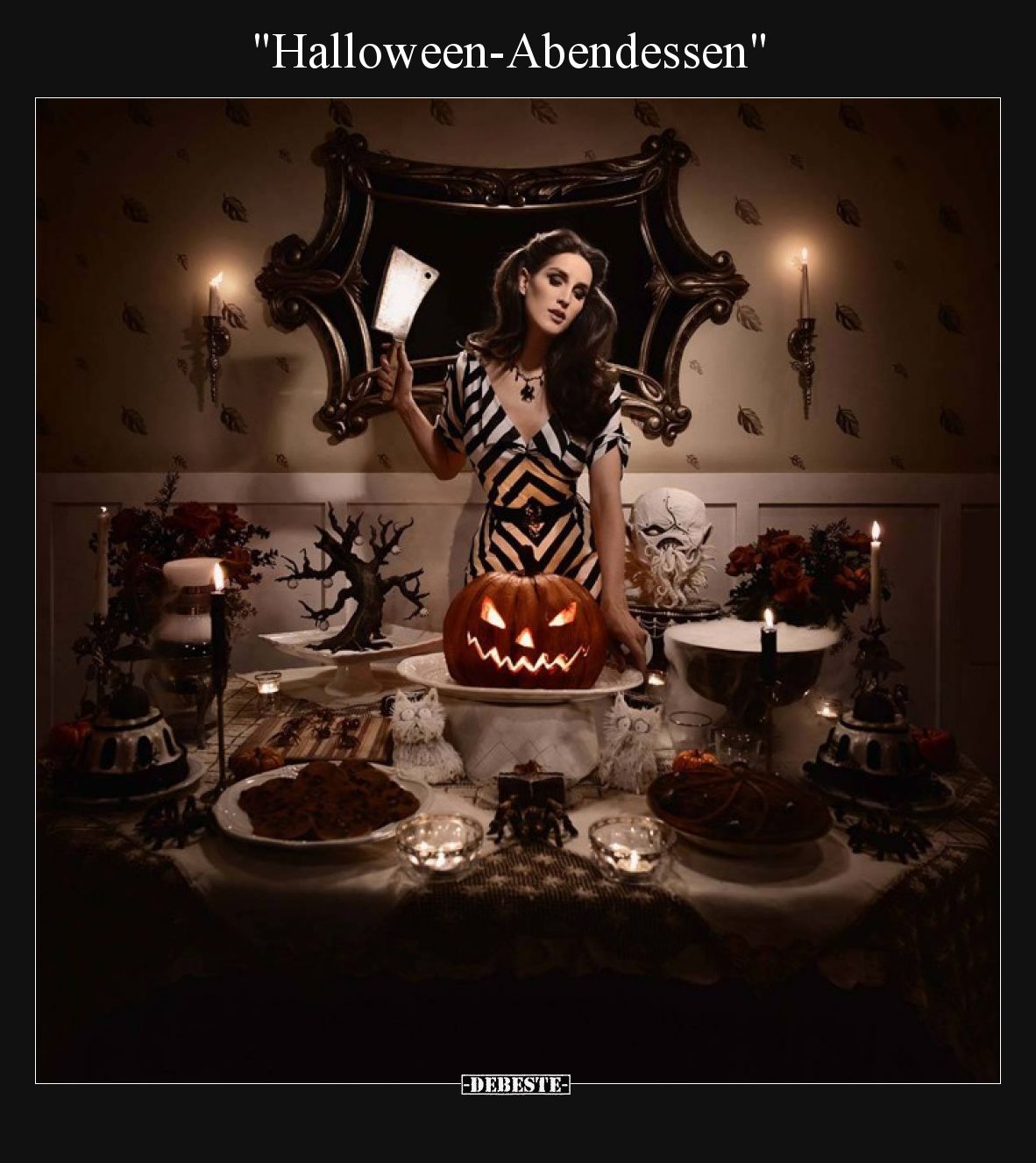Halloween-Abendessen