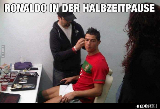 Ronaldo in der Halbzeitpause.. - Lustige Bilder | DEBESTE.de