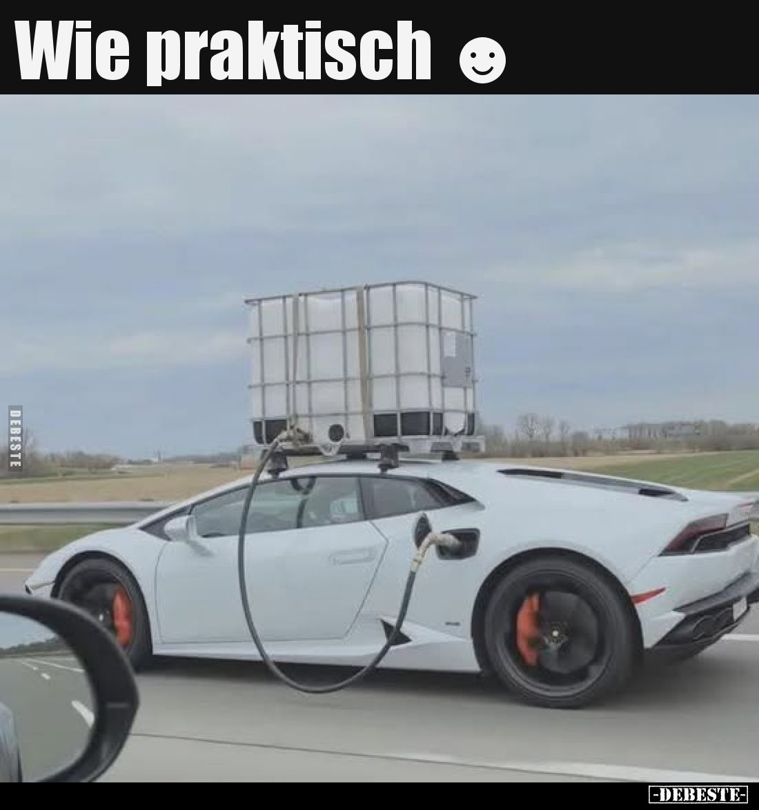 Wie praktisch.