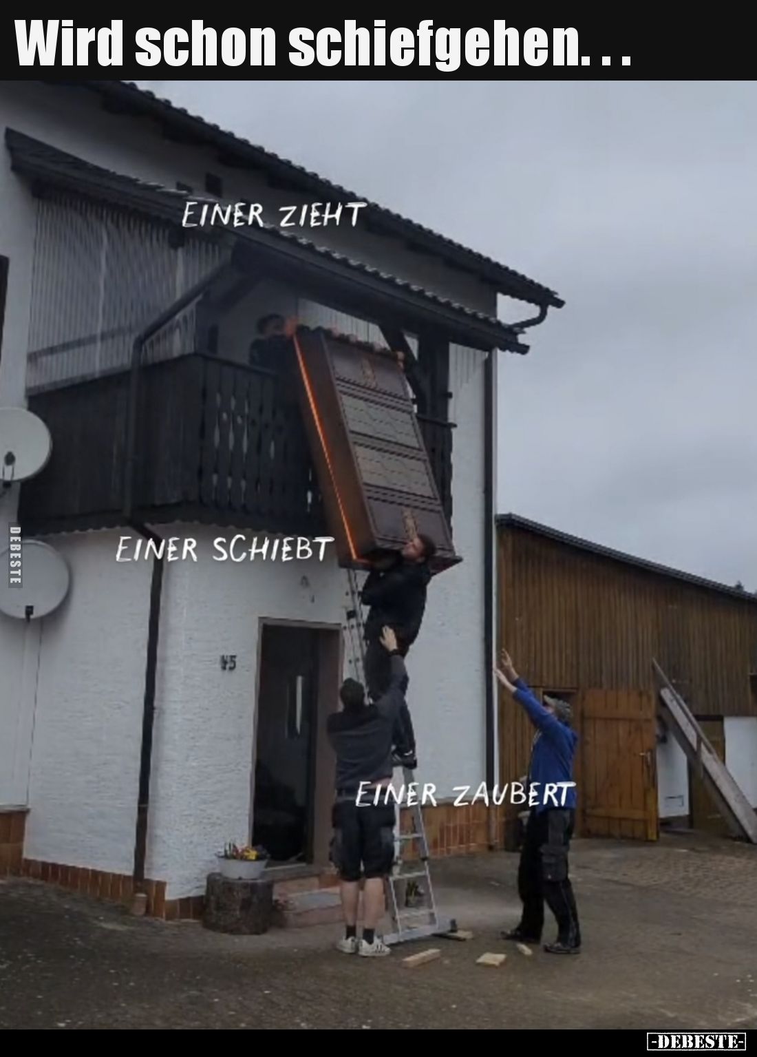 Wird schon schiefgehen..... - Lustige Bilder | DEBESTE.de