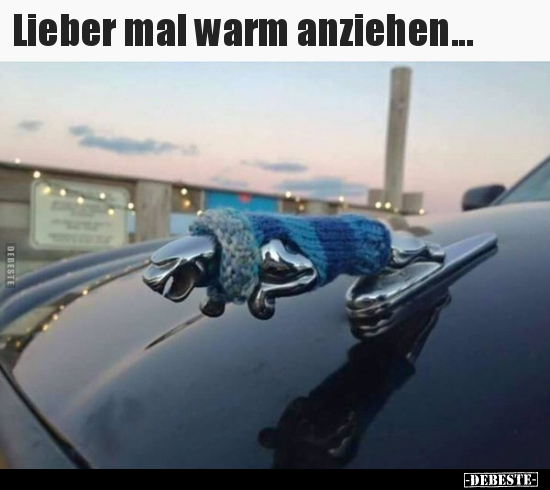 Lieber mal warm anziehen... - Lustige Bilder | DEBESTE.de