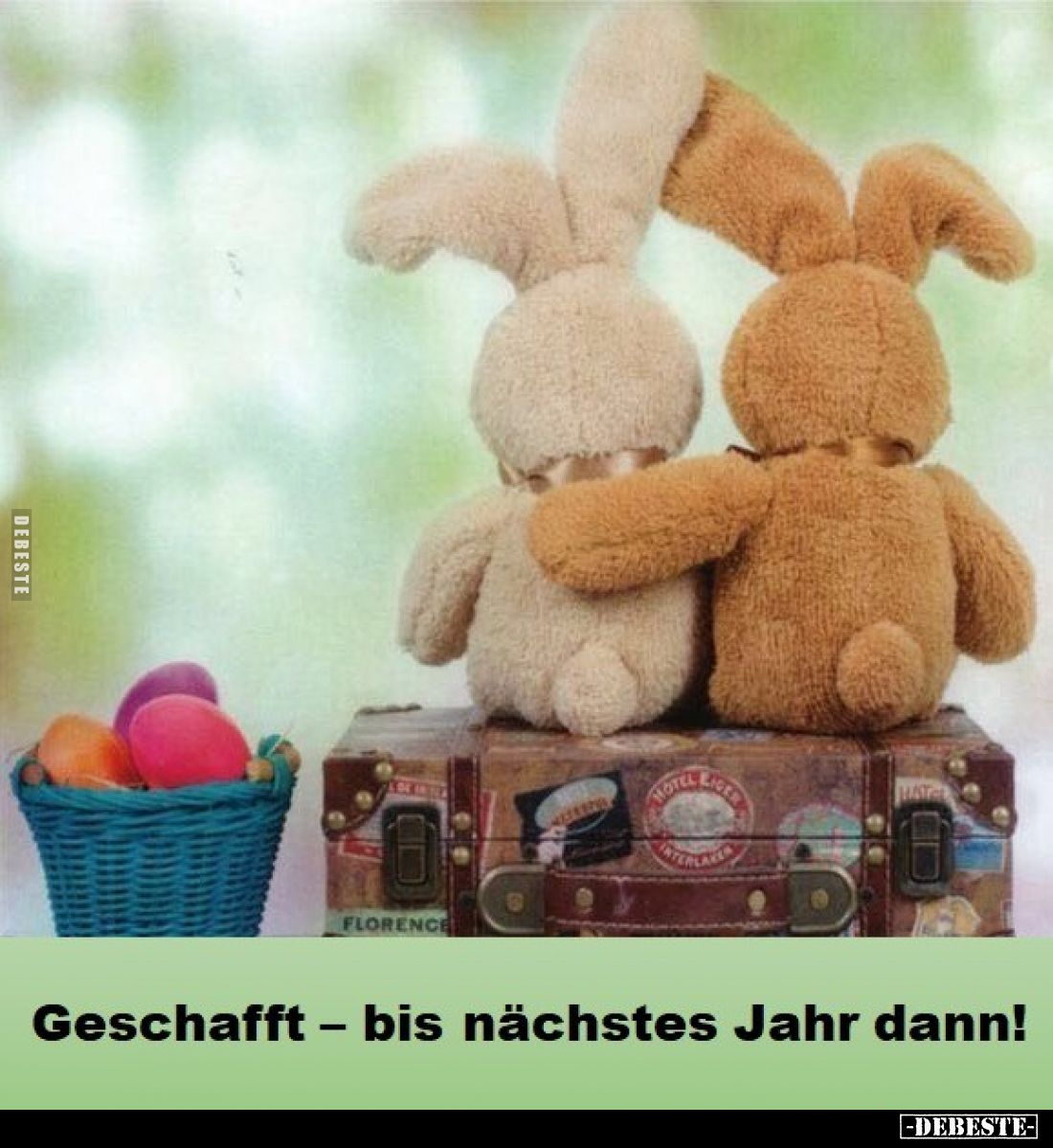 Geschafft - bis nächstes Jahr dann! - Lustige Bilder | DEBESTE.de