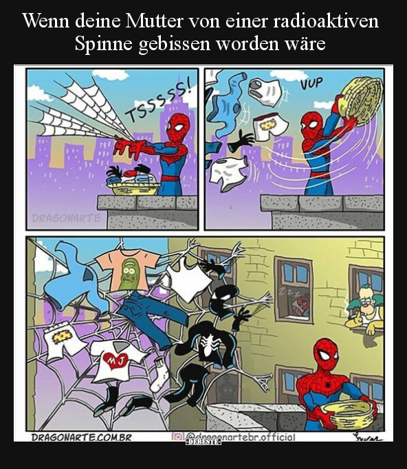 Wenn deine Mutter von einer radioaktiven Spinne gebissen.. - Lustige Bilder | DEBESTE.de