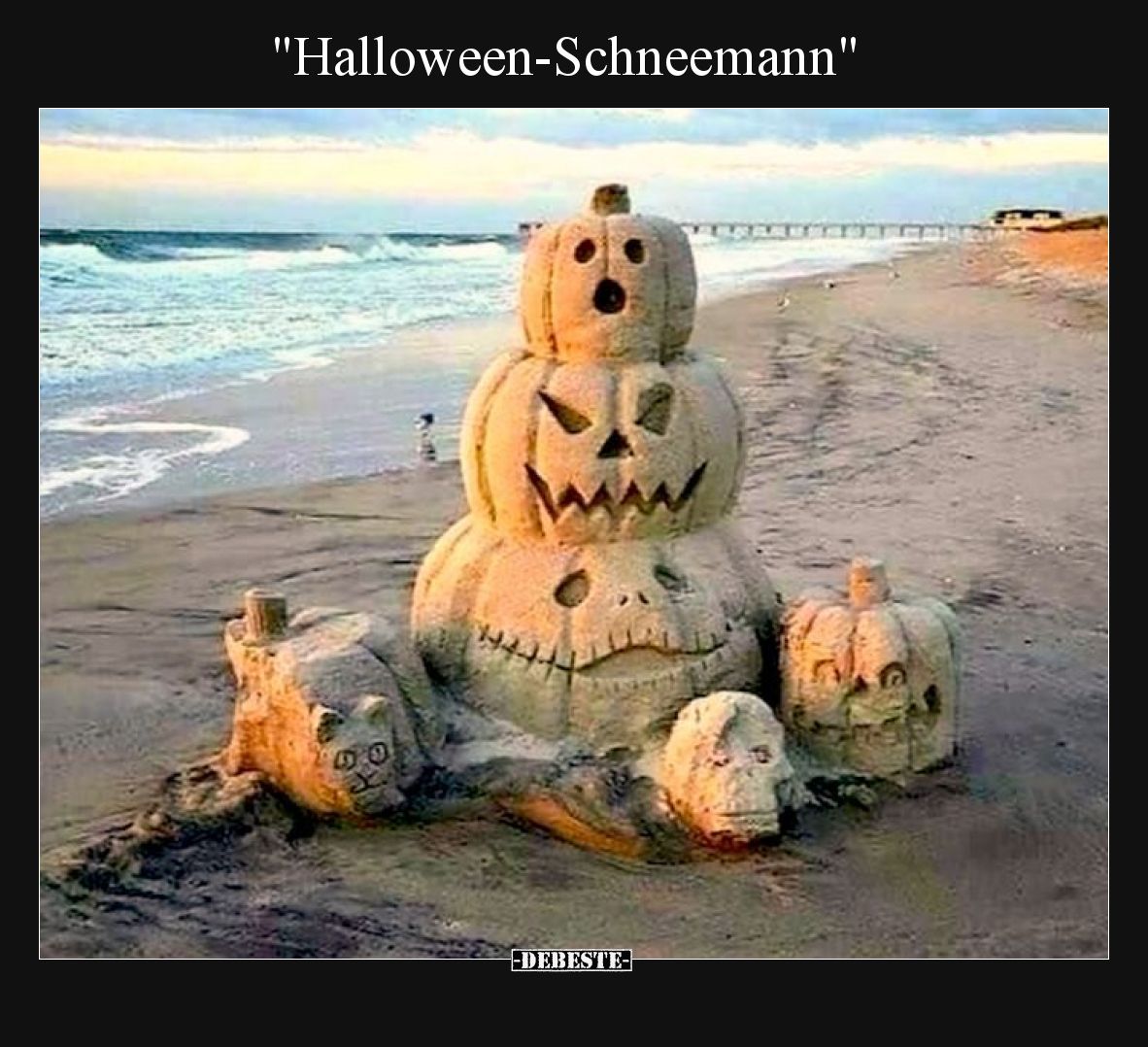 Halloween-Schneemann