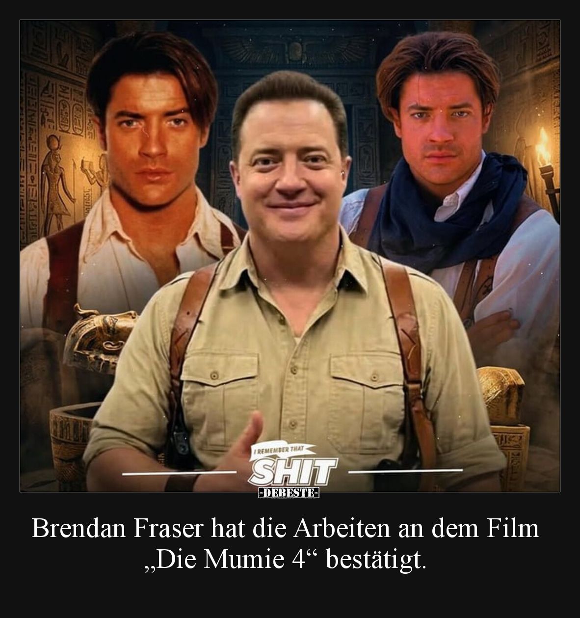 Brendan Fraser hat die Arbeiten an dem Film „Die Mumie 4“ bestätigt.