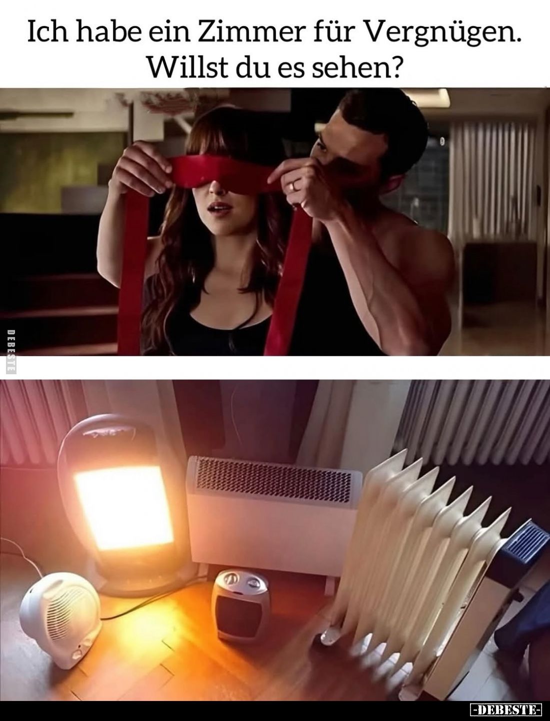 Ich habe ein Zimmer für Vergnügen. Willst du es sehen?