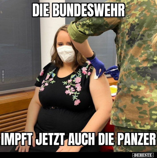 Die Bundeswehr impft jetzt auch die Panzer... - Lustige Bilder | DEBESTE.de