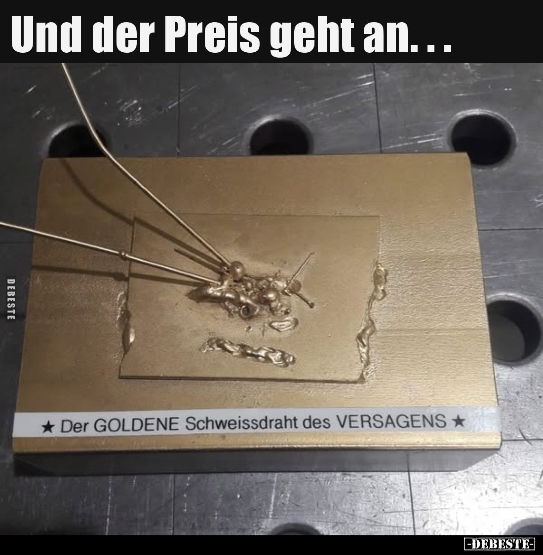 Und der Preis geht an...