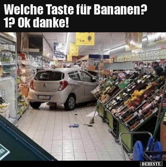 Welche Taste für Bananen? 1? Ok danke!.. - Lustige Bilder | DEBESTE.de