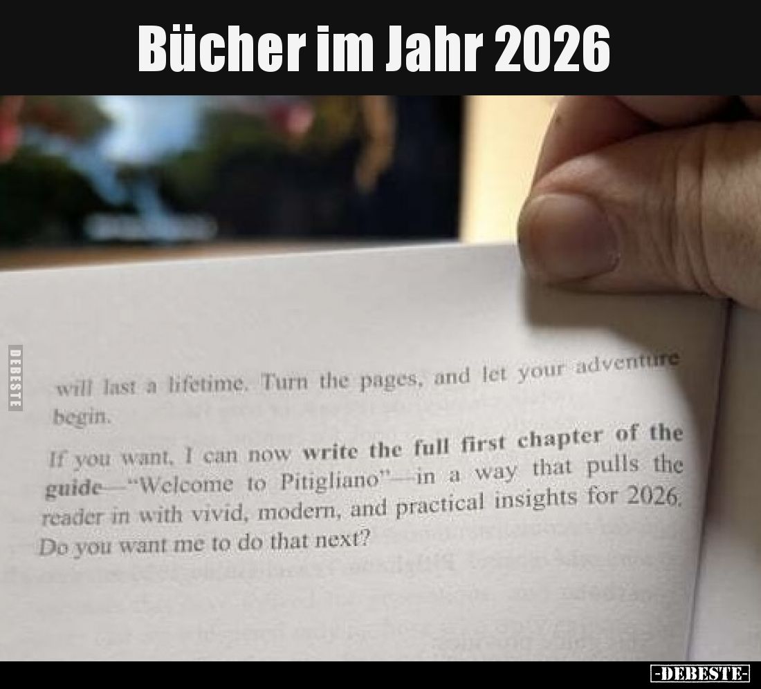 Bücher im Jahr 2026