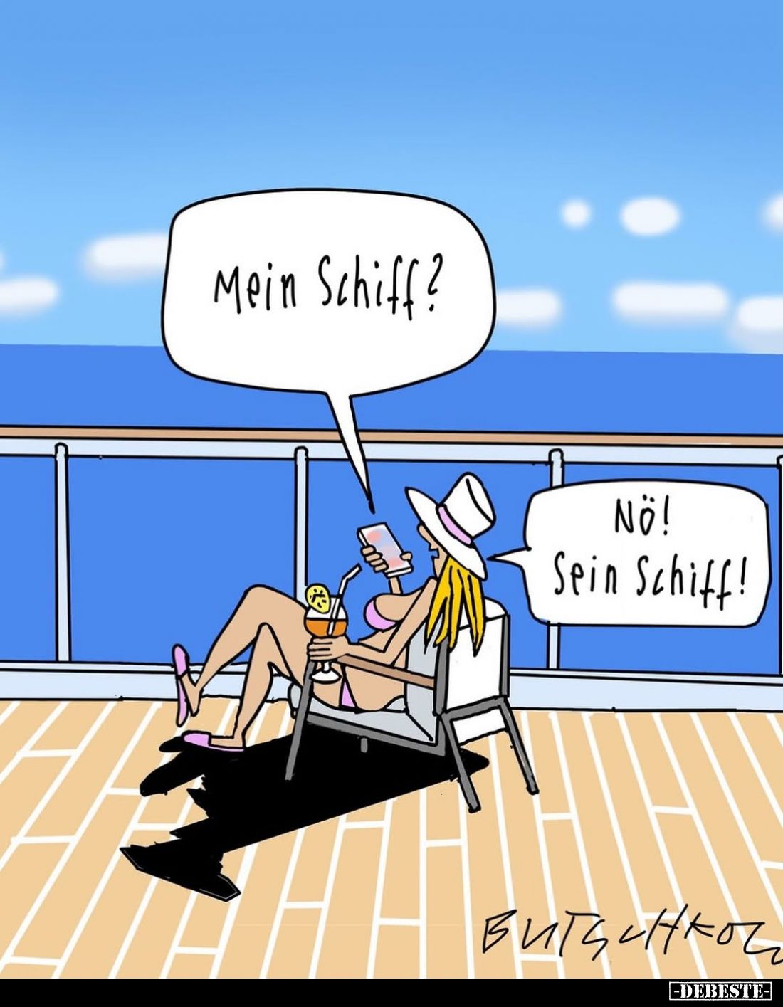 Mein Schiff? Nö! Sein Schiff!.. - Lustige Bilder | DEBESTE.de