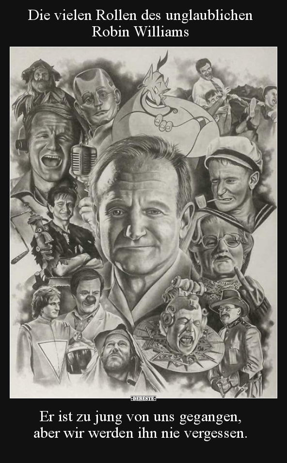 Die vielen Rollen des unglaublichen Robin Williams.. - Lustige Bilder | DEBESTE.de