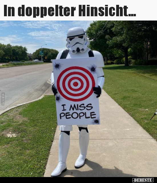 In doppelter Hinsicht...