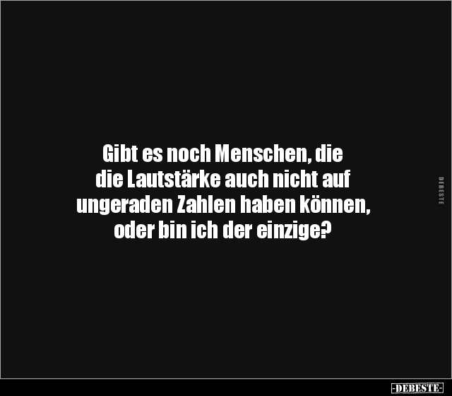 Gibt es noch Menschen, die die Lautstärke auch nicht auf.. - Lustige Bilder | DEBESTE.de