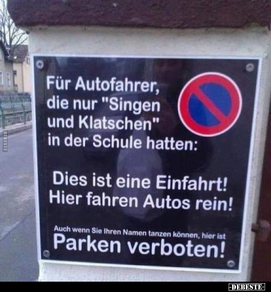 Für Autofahrer, die nur "Singen und Klatschen".. - Lustige Bilder | DEBESTE.de