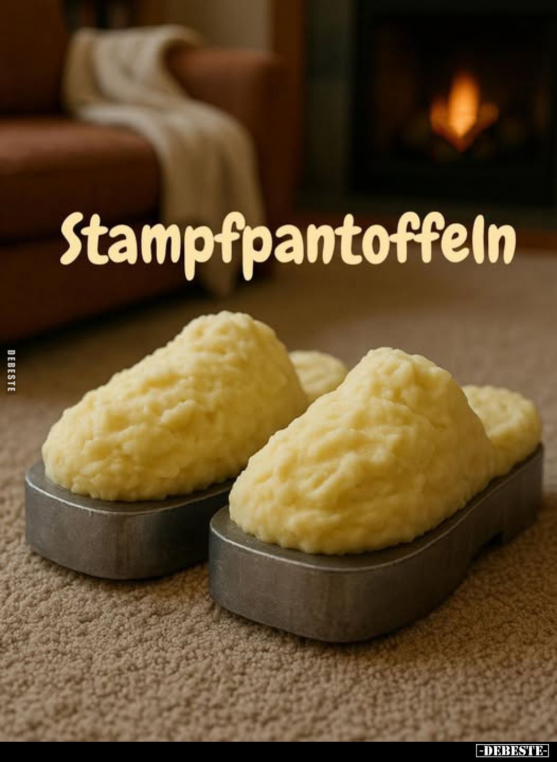 Stampfpantoffeln.
