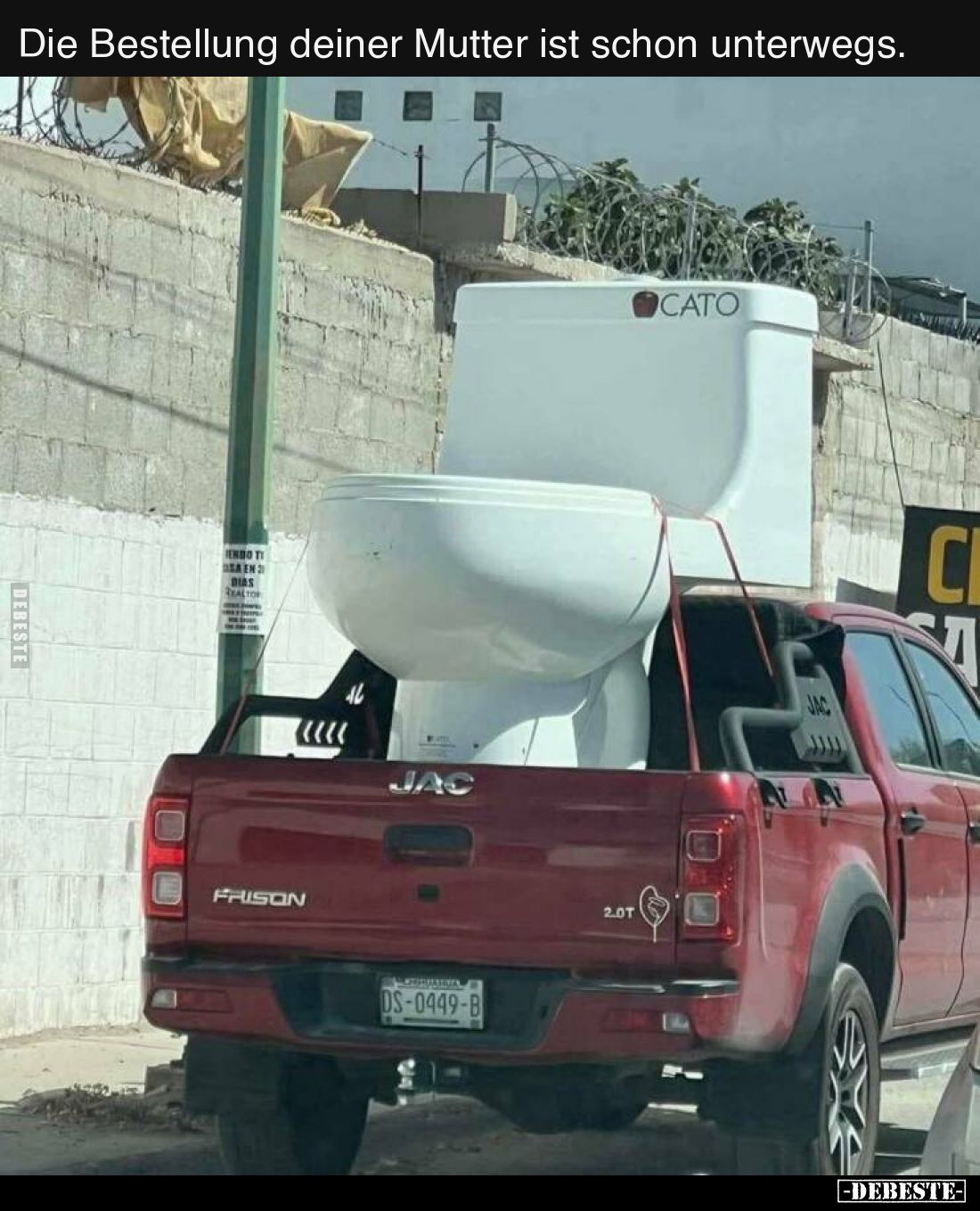 Die Bestellung deiner Mutter ist schon unterwegs...