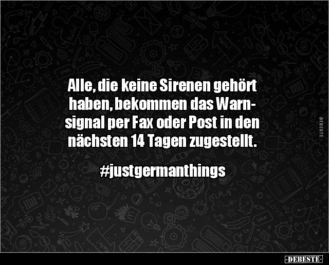 Alle, die keine Sirenen gehört haben, bekommen das.. - Lustige Bilder | DEBESTE.de