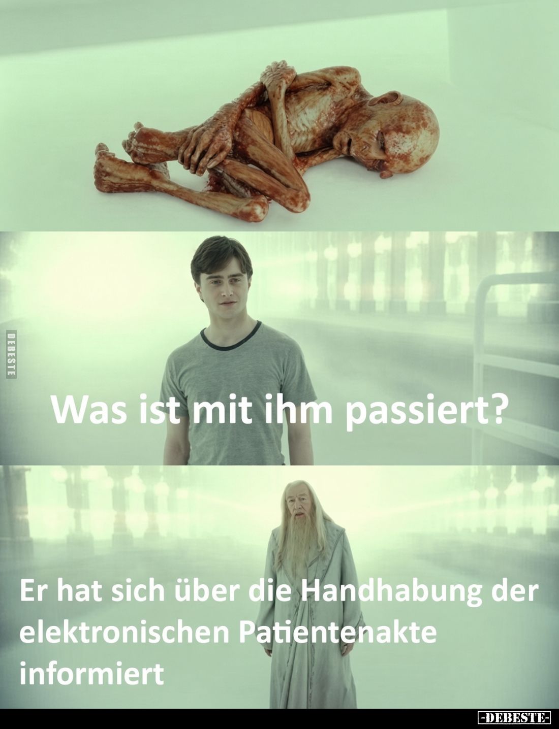 Was ist mit ihm passiert? Er hat sich über die Handhabung.. - Lustige Bilder | DEBESTE.de