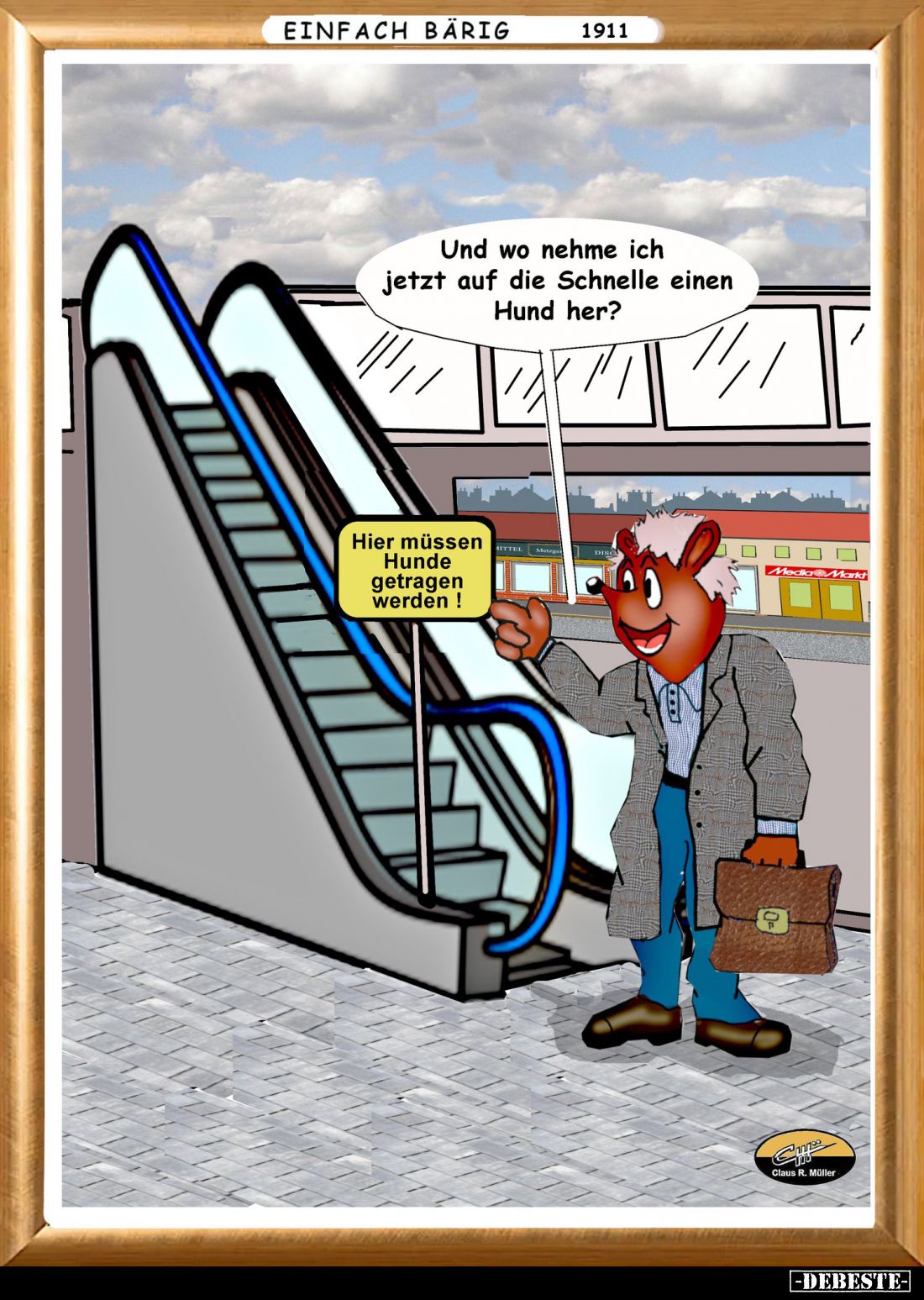 Und wo nehme ich jetzt auf die Schnelle einen Hund her?