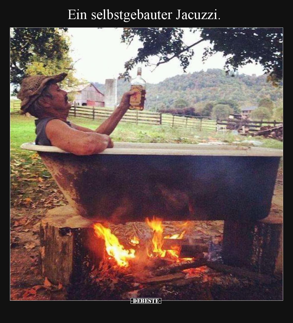 Ein selbstgebauter Jacuzzi... - Lustige Bilder | DEBESTE.de