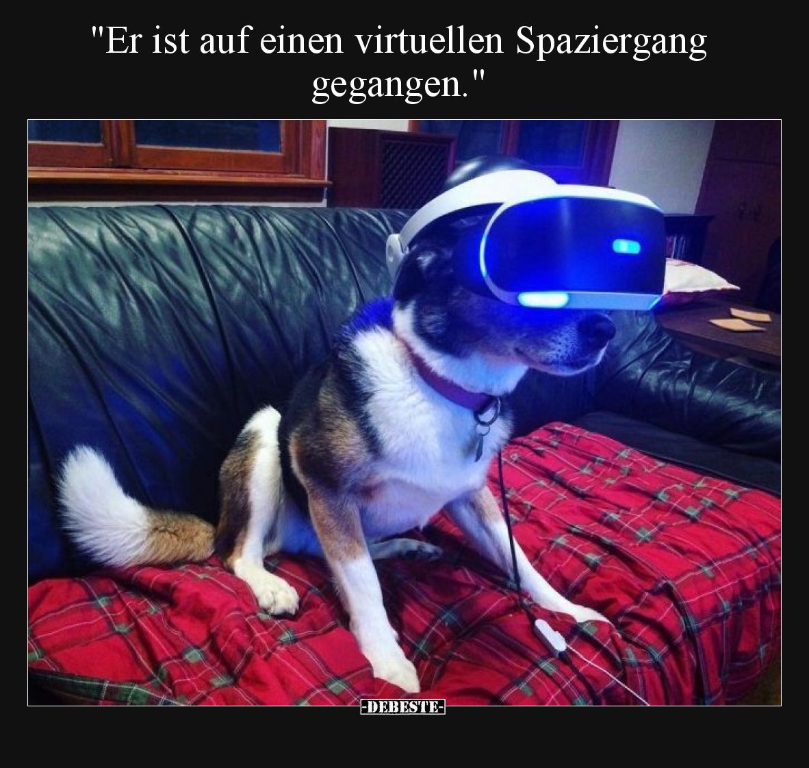Er ist auf einen virtuellen Spaziergang gegangen.