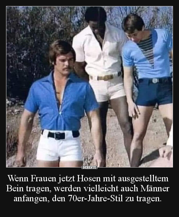 Wenn Frauen jetzt Hosen mit ausgestelltem Bein tragen.. - Lustige Bilder | DEBESTE.de