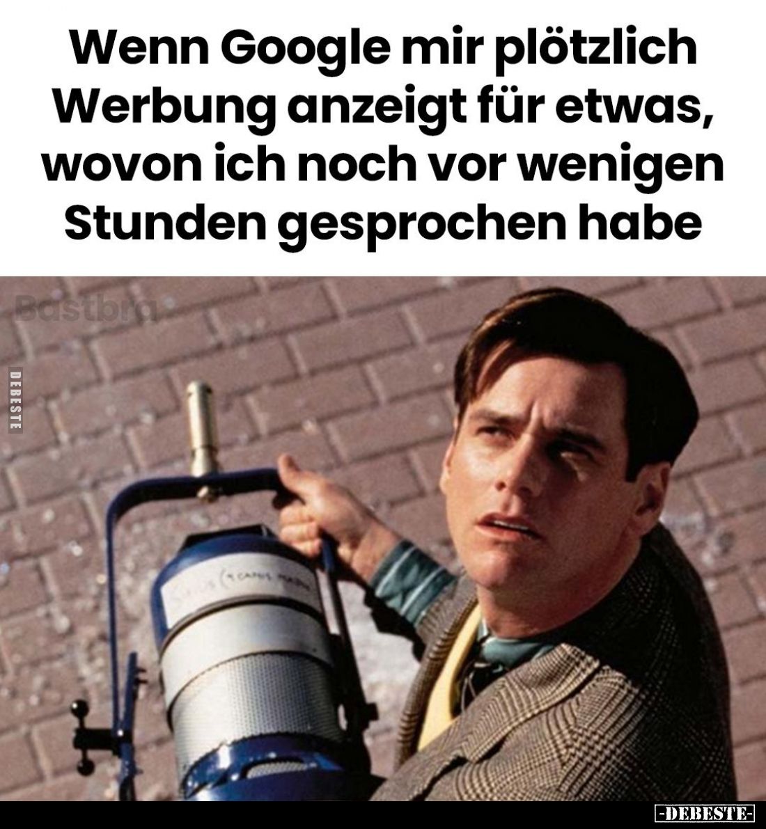 Wenn Google mir plötzlich Werbung anzeigt für etwas, wovon ich noch vor wenigen Stunden gesprochen habe