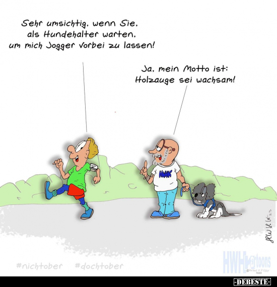 Sehr umsichtig, wenn Sie, als Hundehalter warten.. - Lustige Bilder | DEBESTE.de