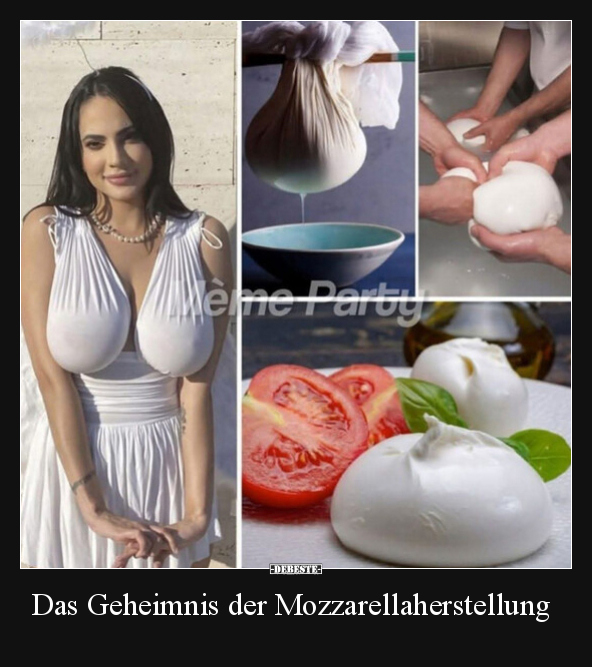 Das Geheimnis der Mozzarellaherstellung.. - Lustige Bilder | DEBESTE.de