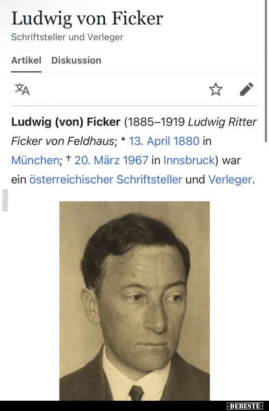 Ludwig von Fi*cker