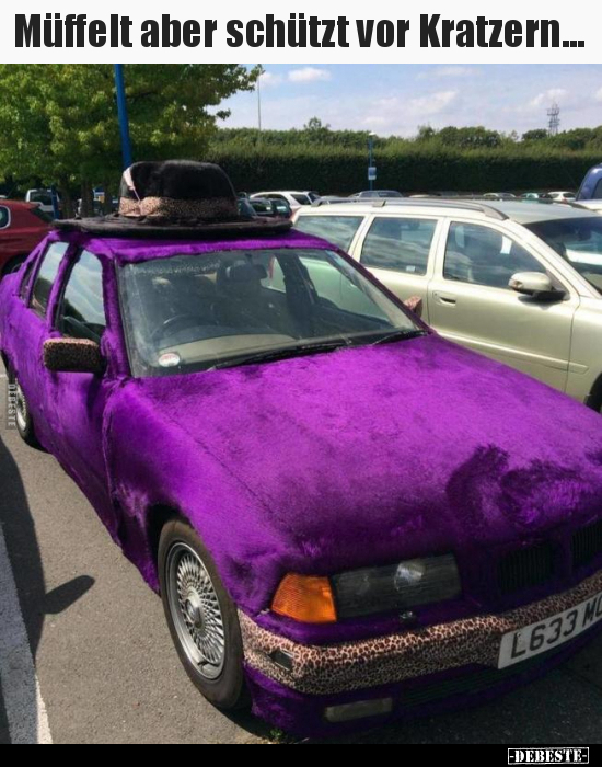 Müffelt aber schützt vor Kratzern...
