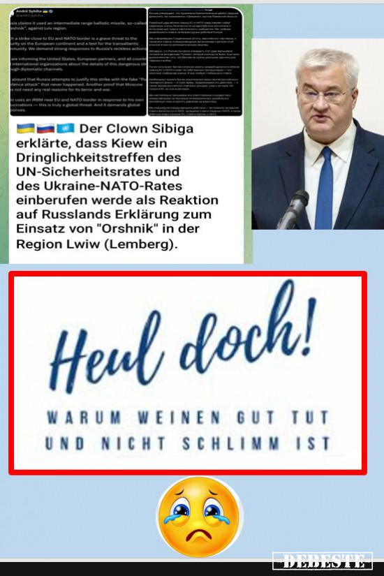 Geh zu Mutti und heul - Lustige Bilder | DEBESTE.de