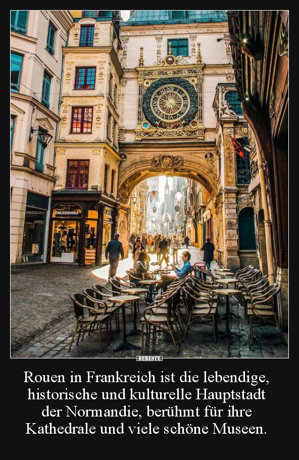 Rouen in Frankreich ist die lebendige, historische und.. - Lustige Bilder | DEBESTE.de