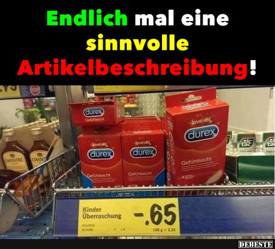 Endlich Mal Eine Sinnvolle Artikelbeschreibung Lustige Bilder Spruche Witze Echt Lustig