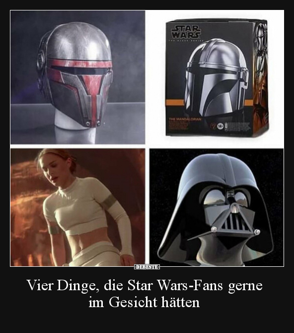 Vier Dinge, die Star Wars-Fans gerne im Gesicht hätten.. - Lustige Bilder | DEBESTE.de