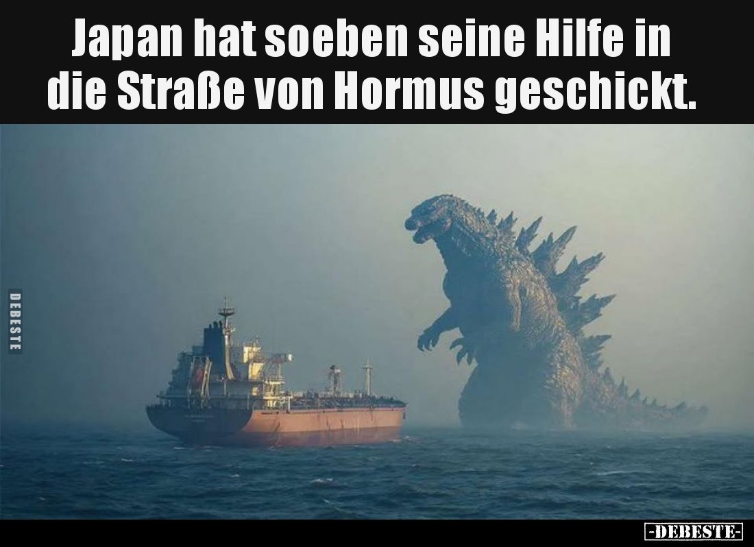 Japan hat soeben seine Hilfe in die Straße von Hormus geschickt.