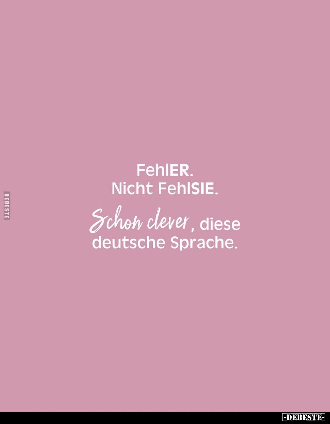 FehlER.
Nicht FehlSIE.
Schon clever, diese deutsche Sprache.