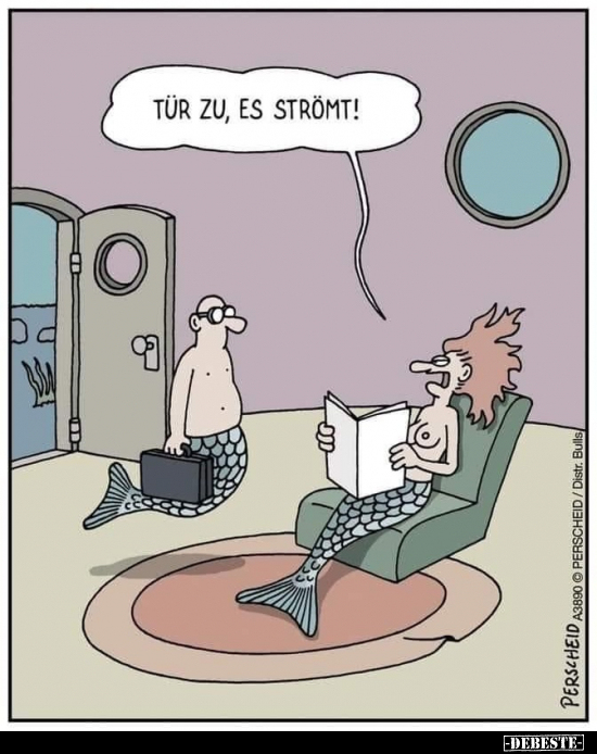 Tür zu, es strömt!..