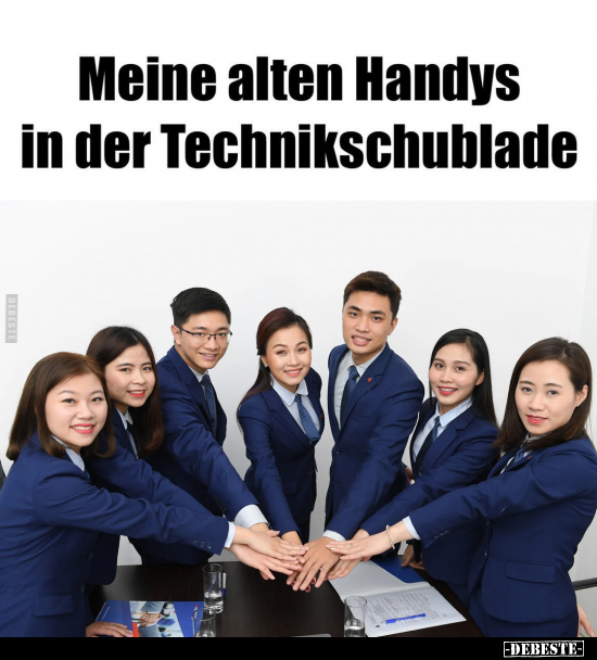 Meine alten Handys in der Technikschublade... - Lustige Bilder | DEBESTE.de